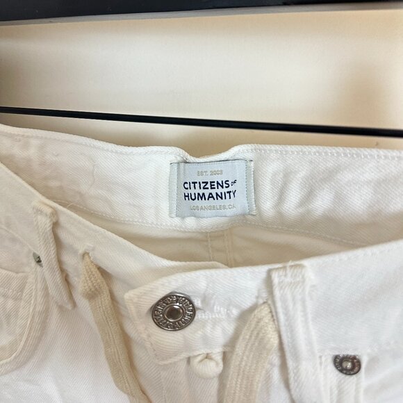 CITIZENS OF HUMANITY Brynn Wide Leg Organic Cotton Trouser Jeans in Tulip US 24 - Picture 5 of 16